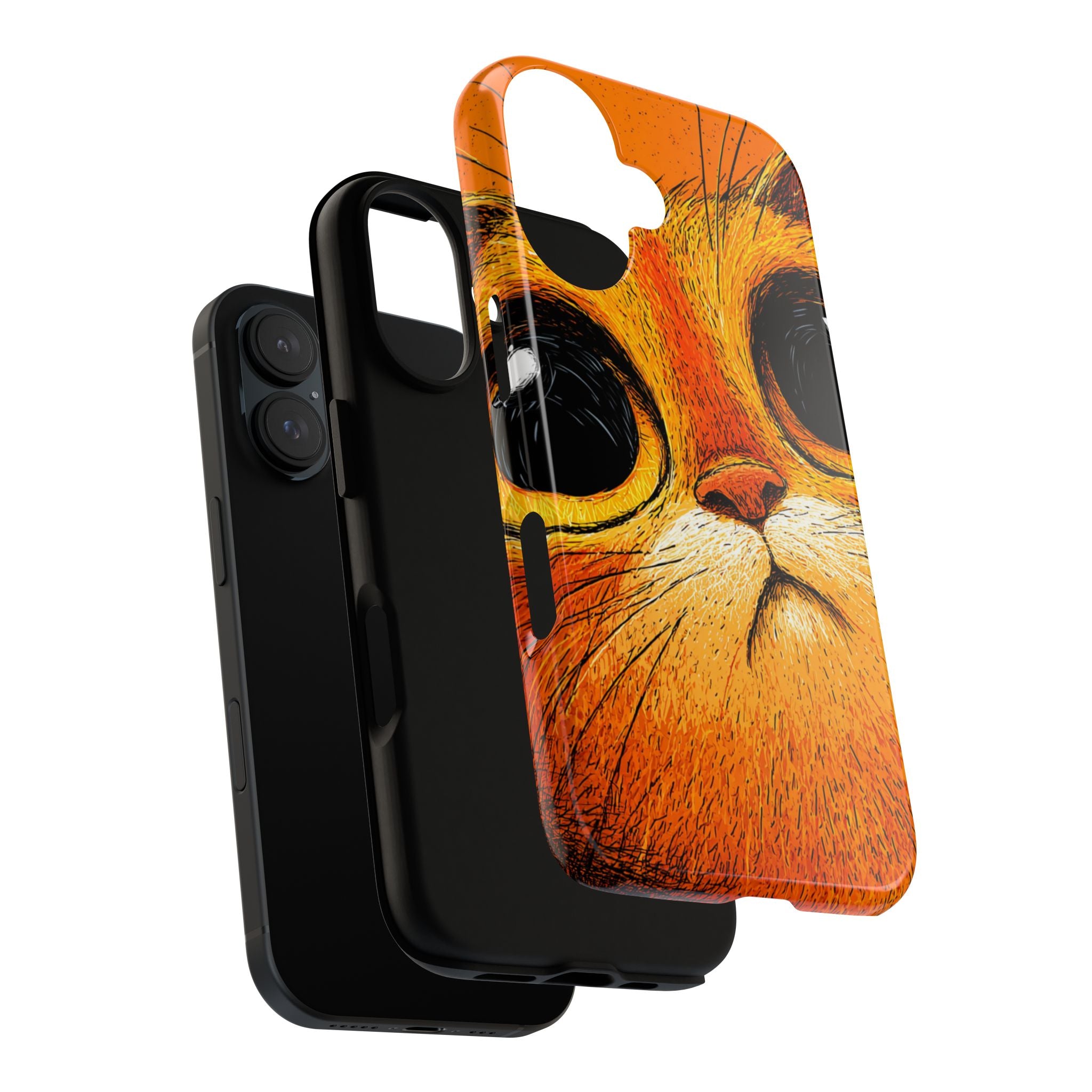 Whimsical Cat Phone Case
