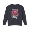 Positive Vibes Unisex Lightweight Crewneck Sweatshirt