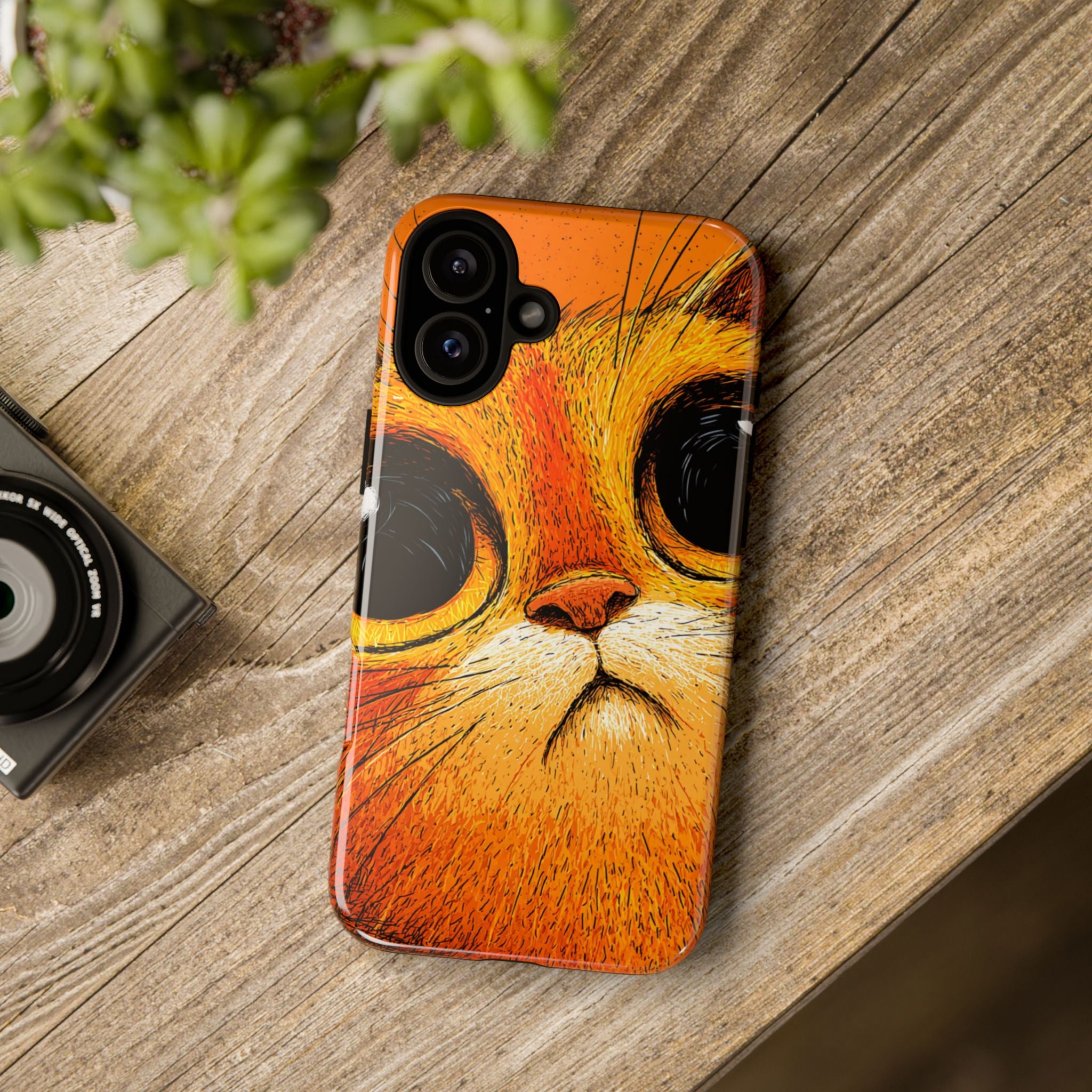 Whimsical Cat Phone Case