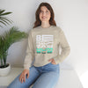 Inspirational Crewneck Sweatshirt - 'Be Rich Stay Humble'