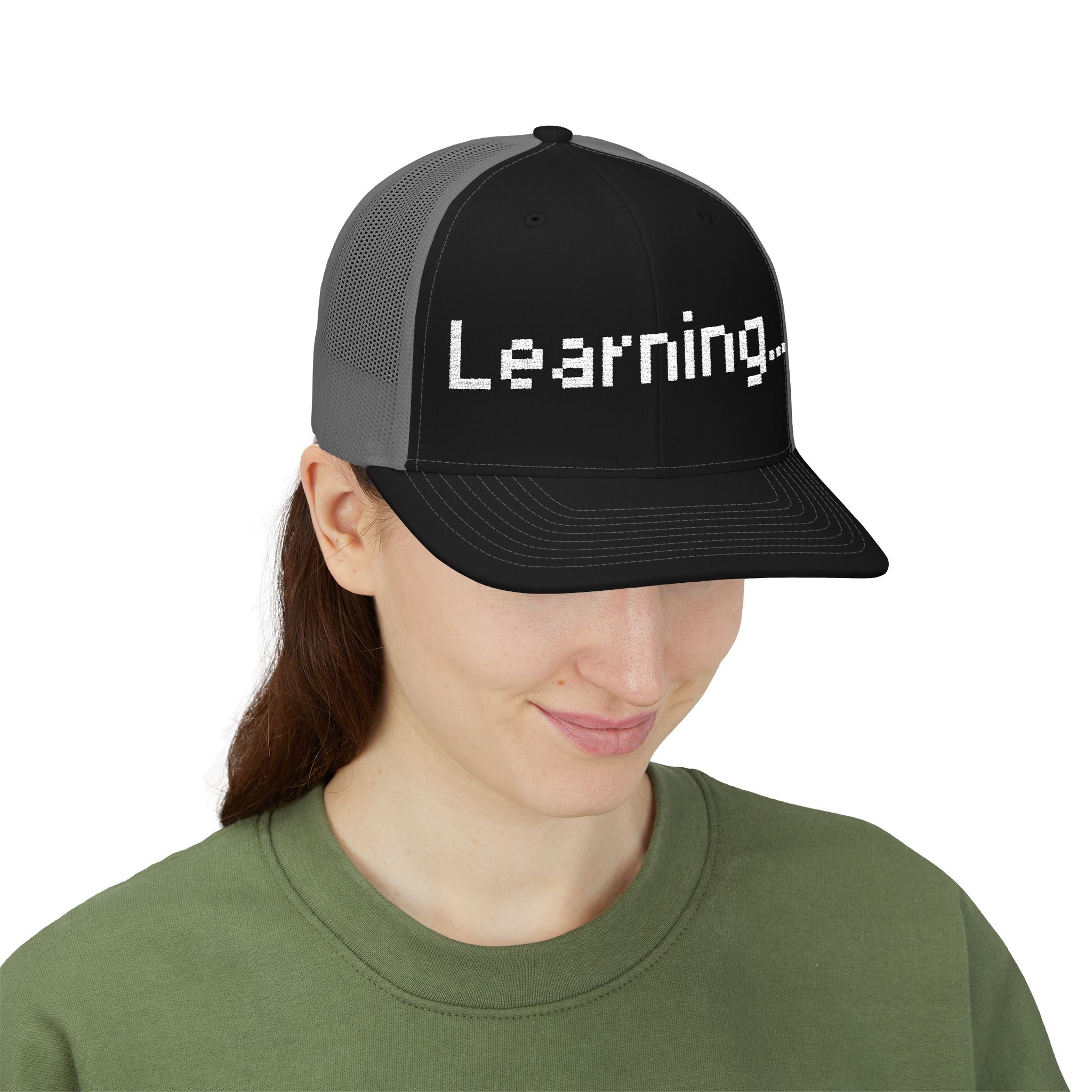 Learning... Snapback Trucker Cap