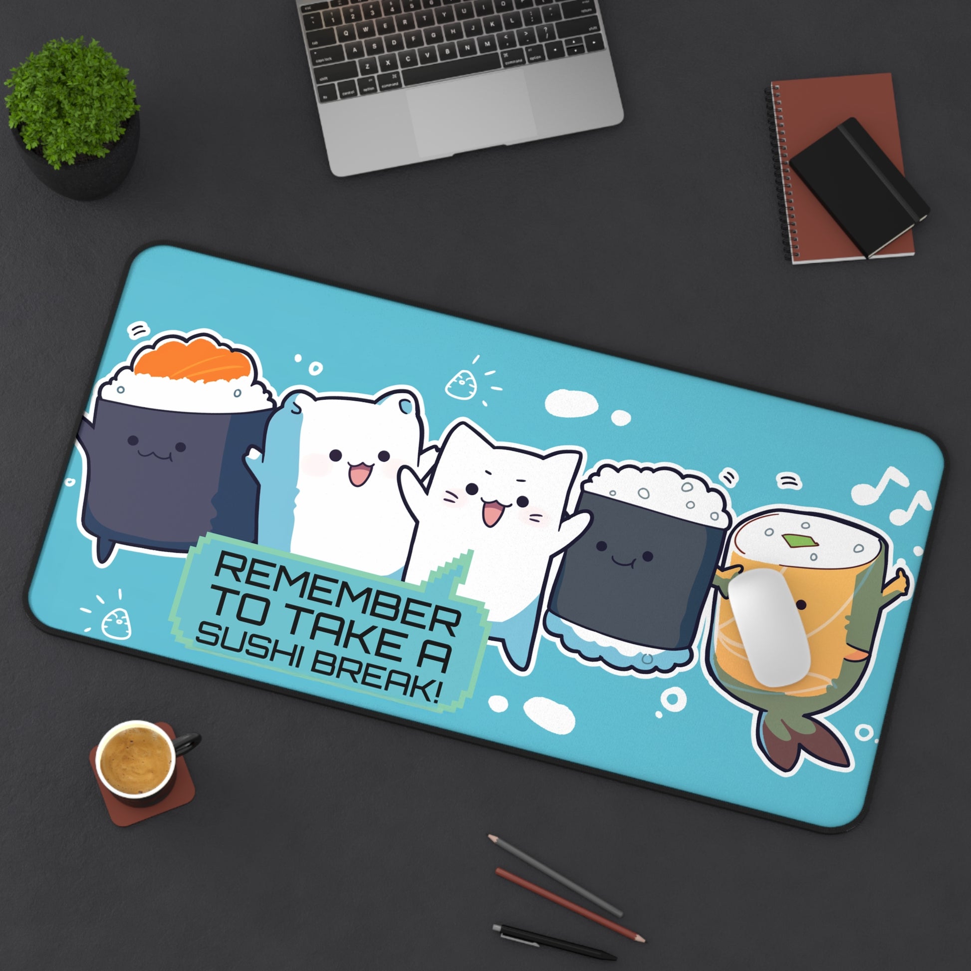 Cute Sushi Desk Mat Like Cute