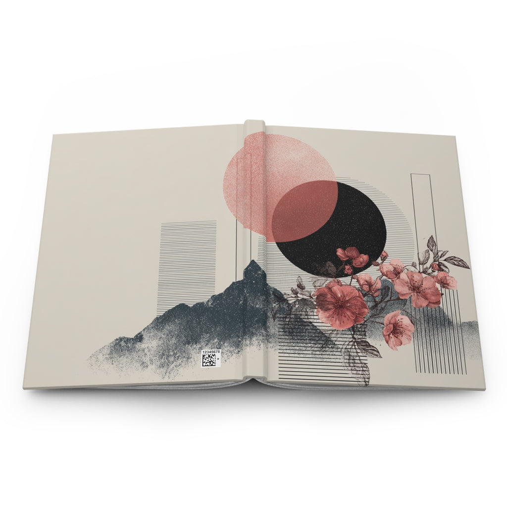 Floral Geometric Hardcover Journal