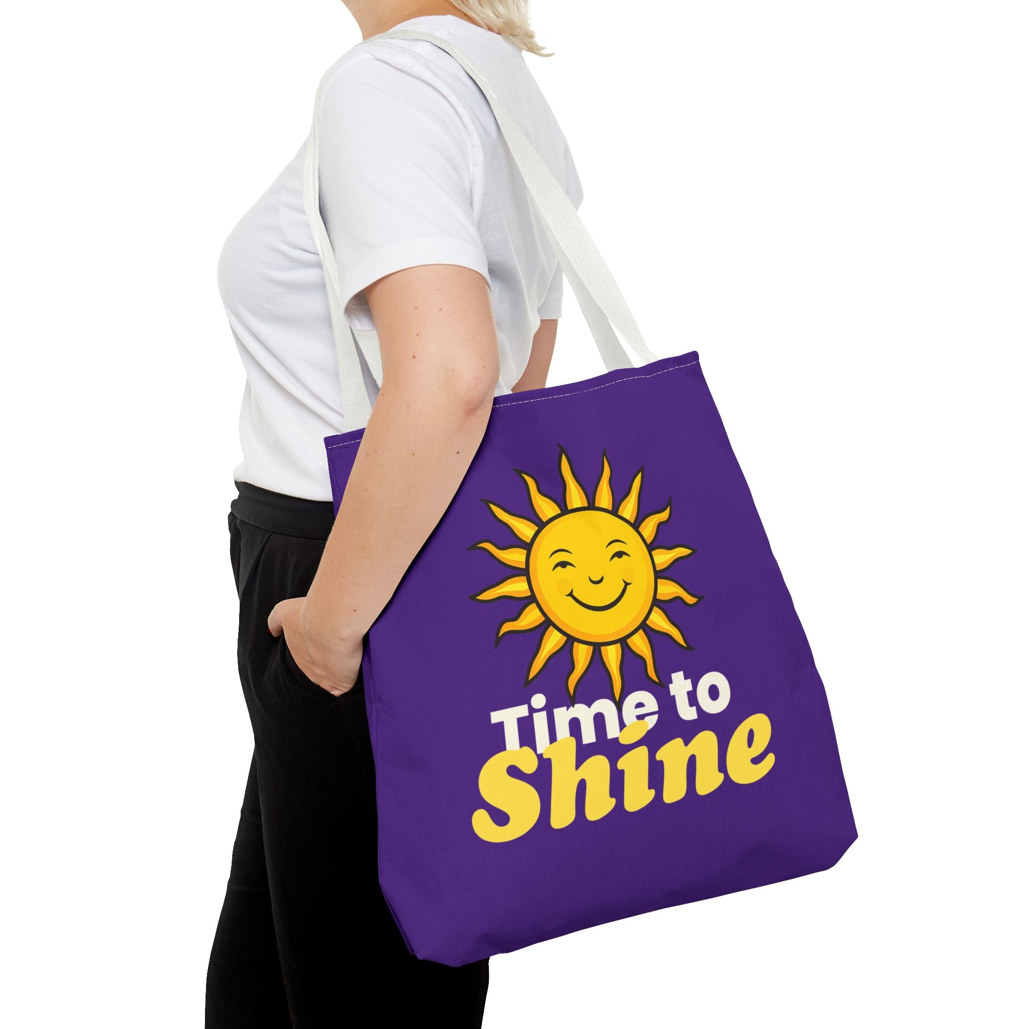Sunshine Tote Bag - "Time to Shine"