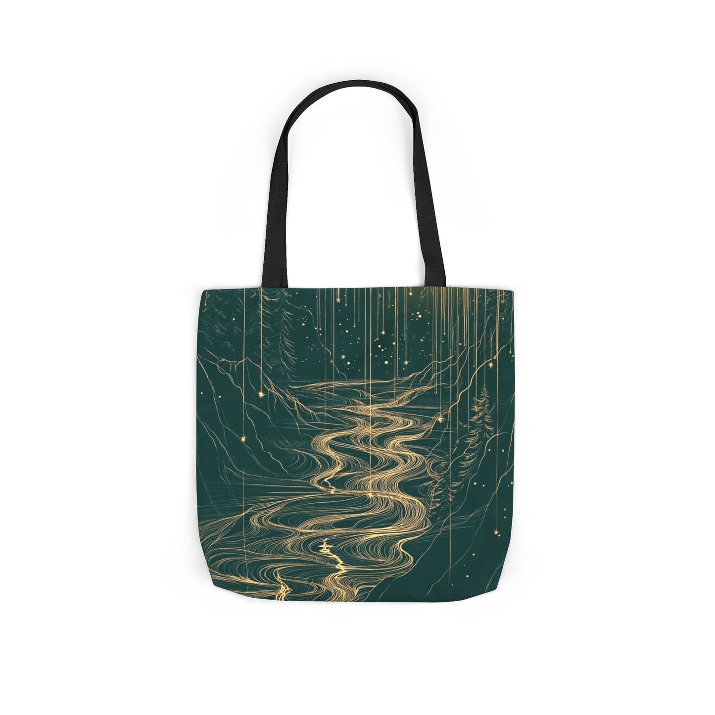 Moonlit Forest Canvas Tote Bag