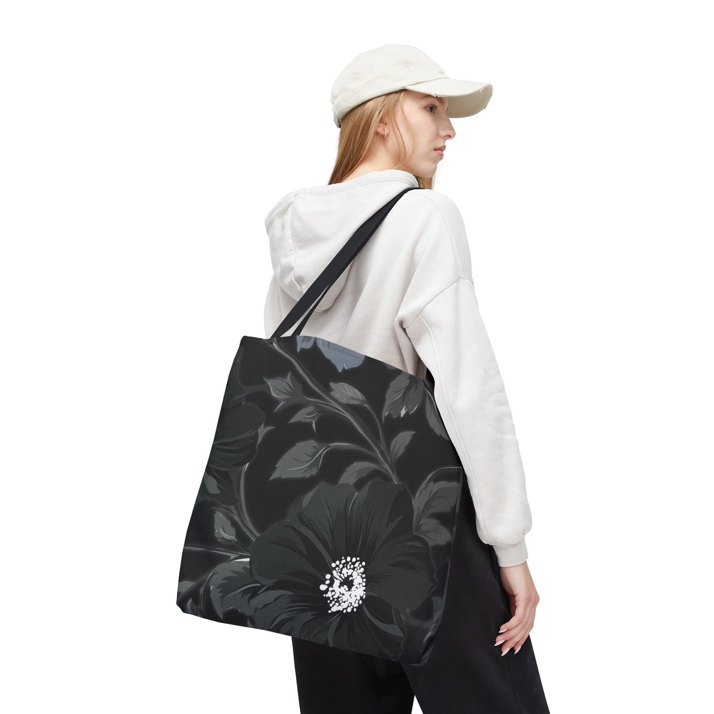 Elegant Floral Tote Bag