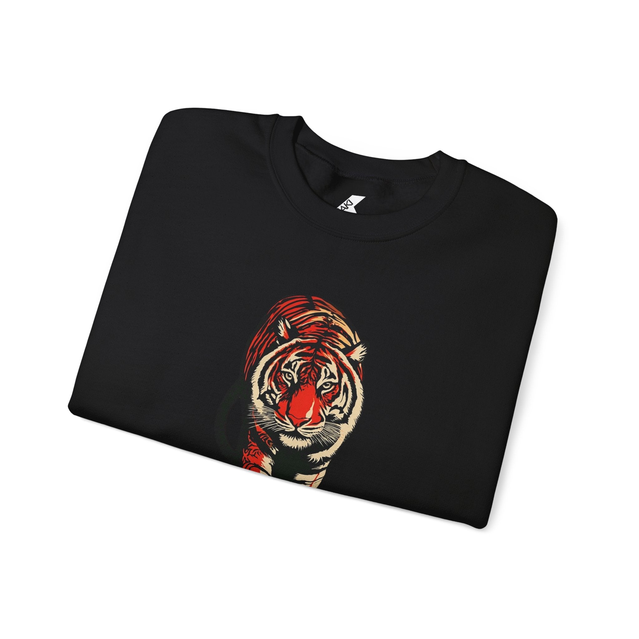 Tiger Graphic Crewneck Sweatshirt