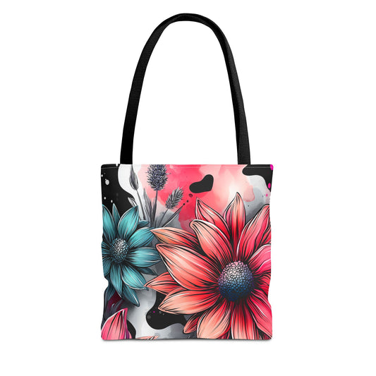 Vibrant Floral Tote Bag