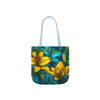 Vibrant Floral Canvas Tote Bag