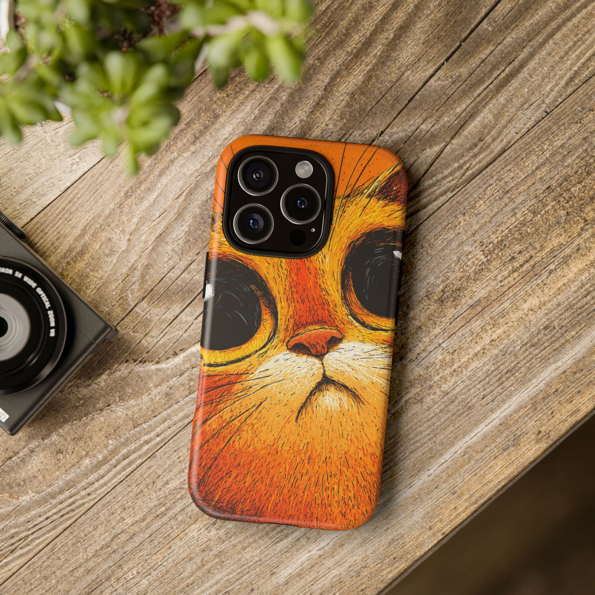 Whimsical Cat Phone Case
