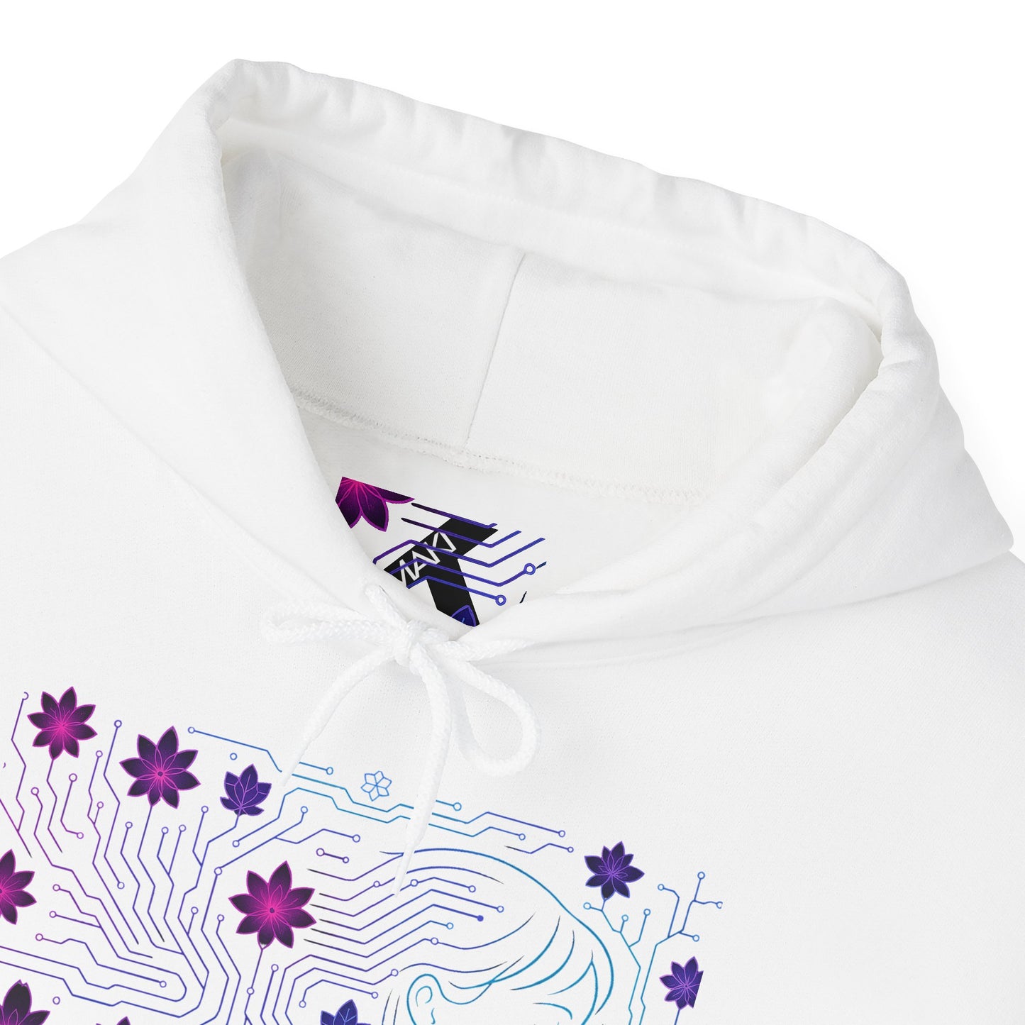 Floral Graphic Hooded Sweatshirt