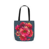 Floral Canvas Tote Bag
