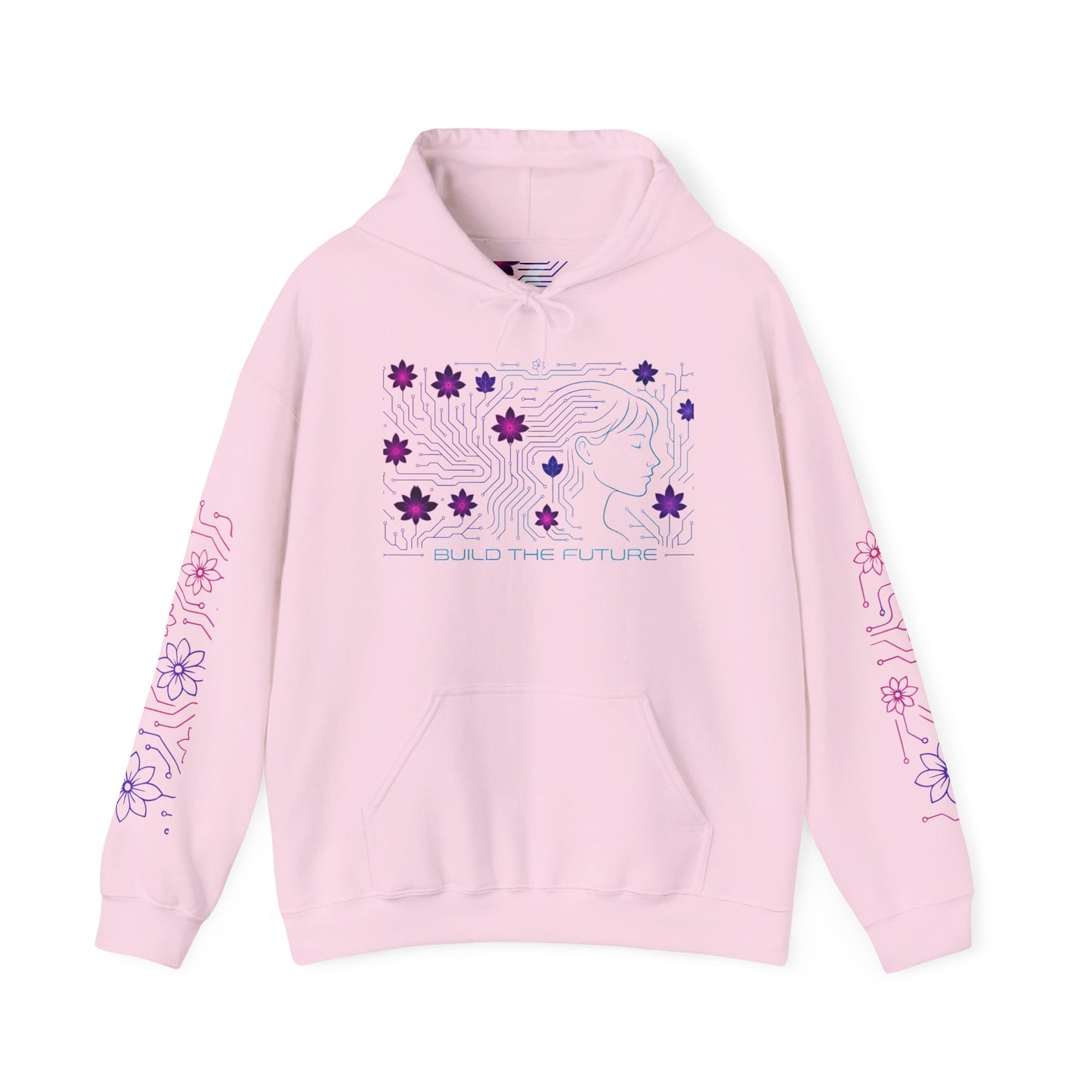 Floral Graphic Hooded Sweatshirt