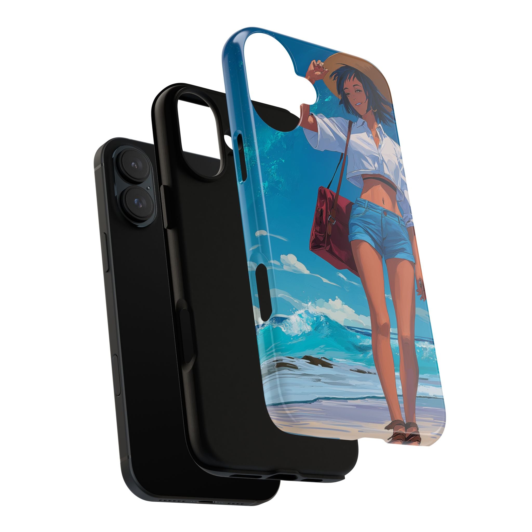 Tough Cases: Stylish Phone Case with Beach Vibe