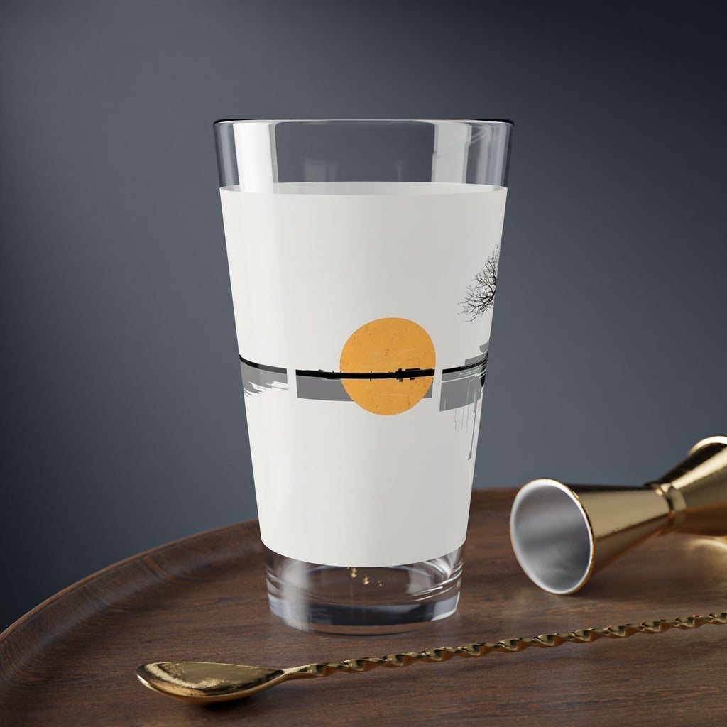 Sunset Lake Mixing Glass