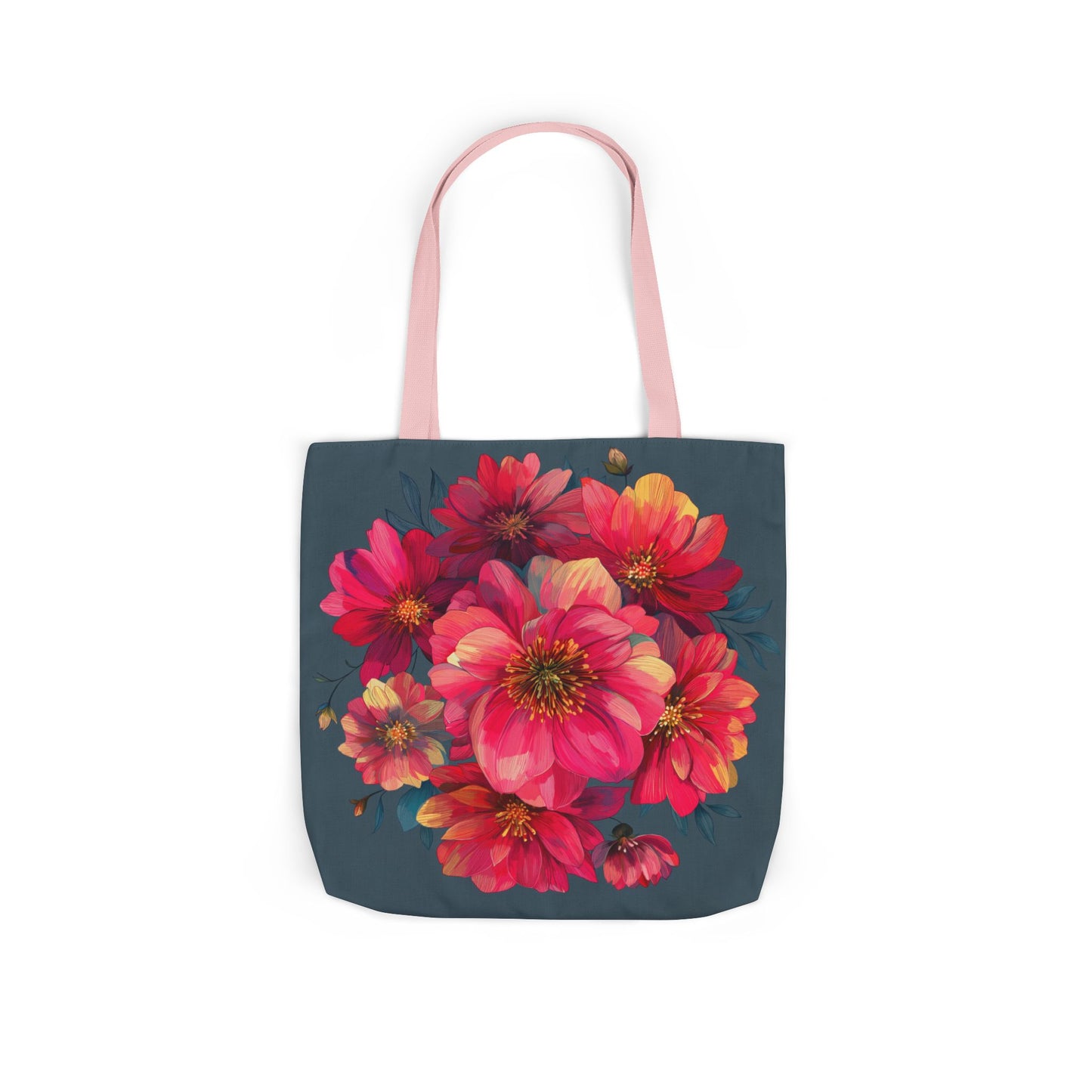 Floral Canvas Tote Bag