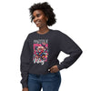 Positive Vibes Unisex Lightweight Crewneck Sweatshirt