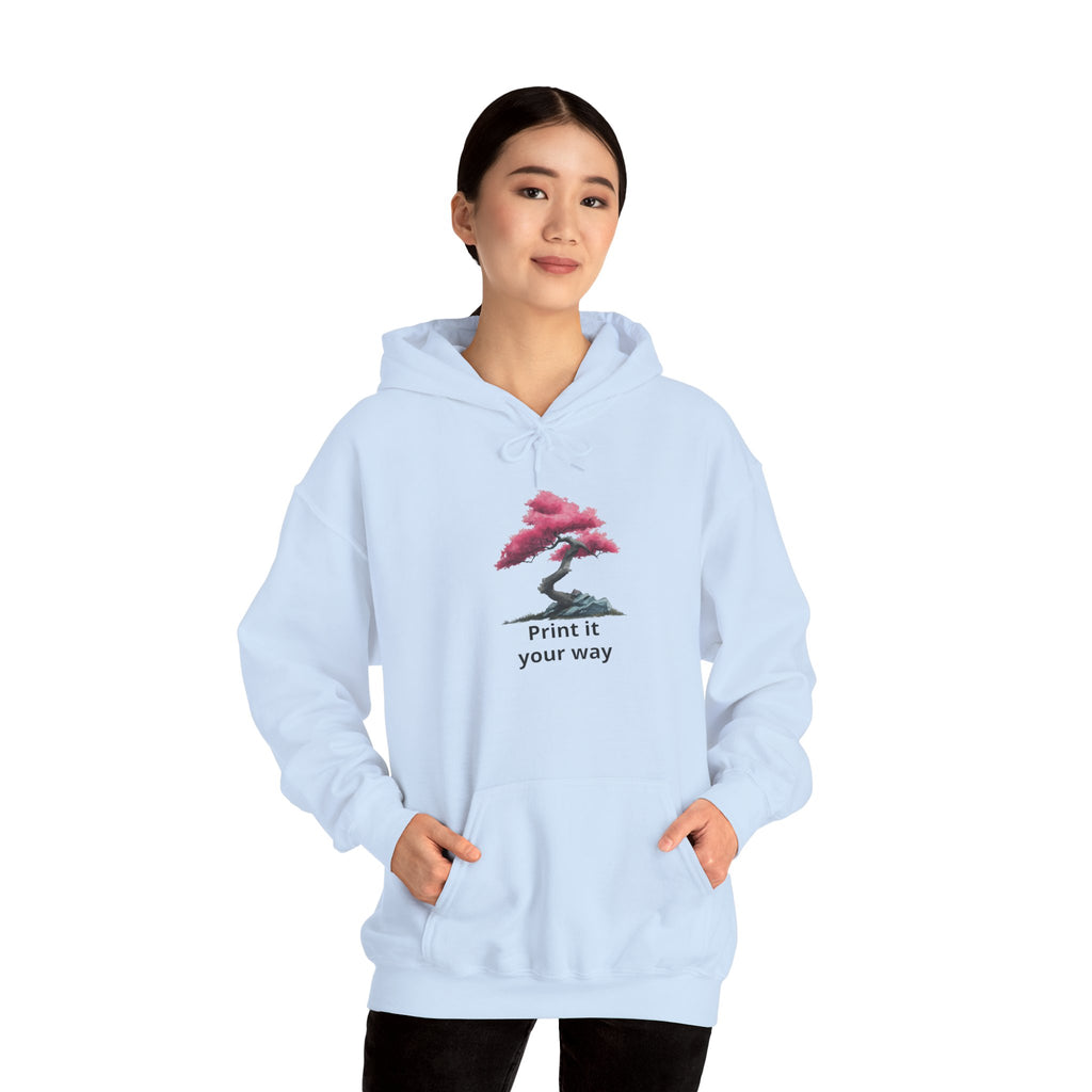 Bonsai Tree Hoodie - 'Print it your way' Minimal Graphic Sweatshirt