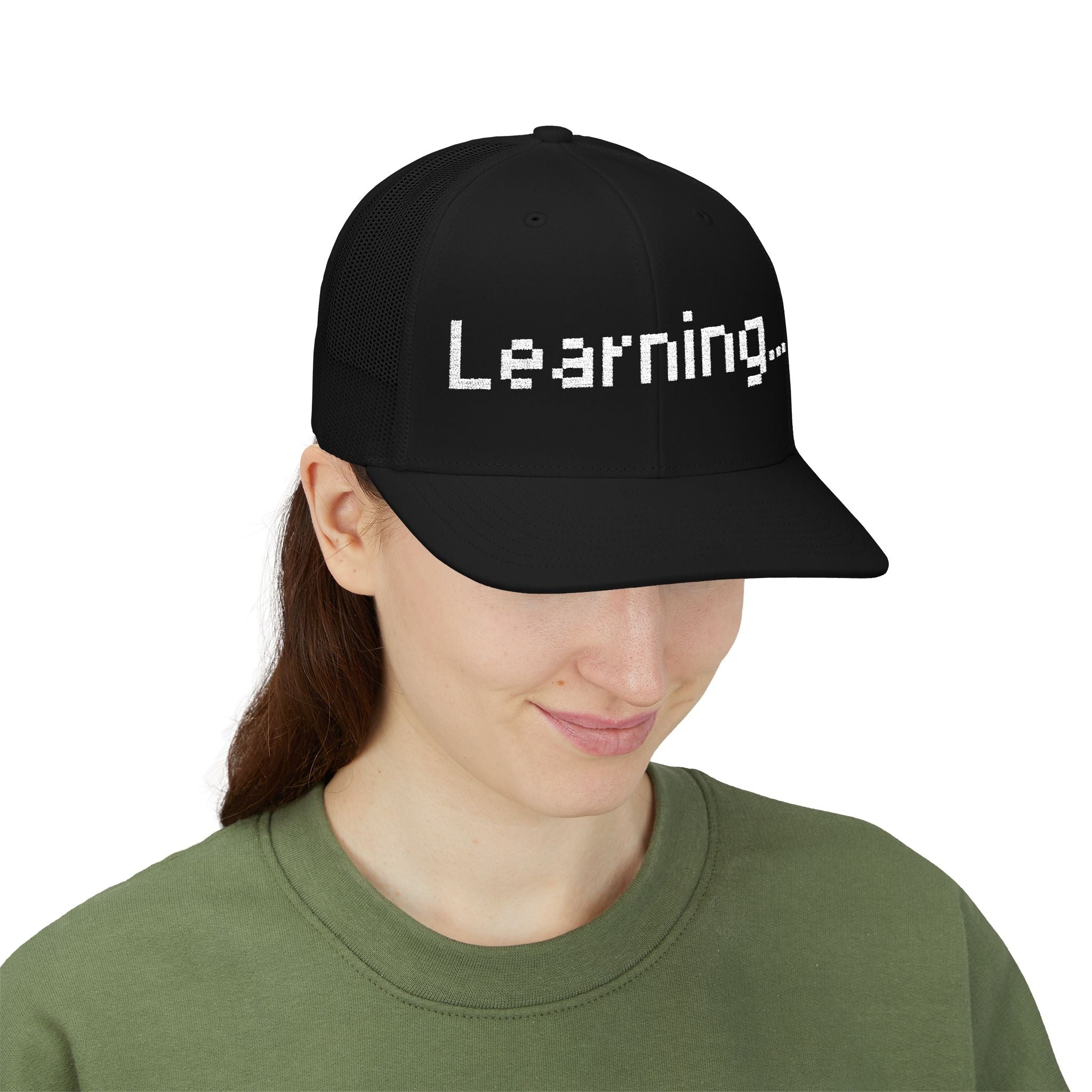 Learning... Snapback Trucker Cap