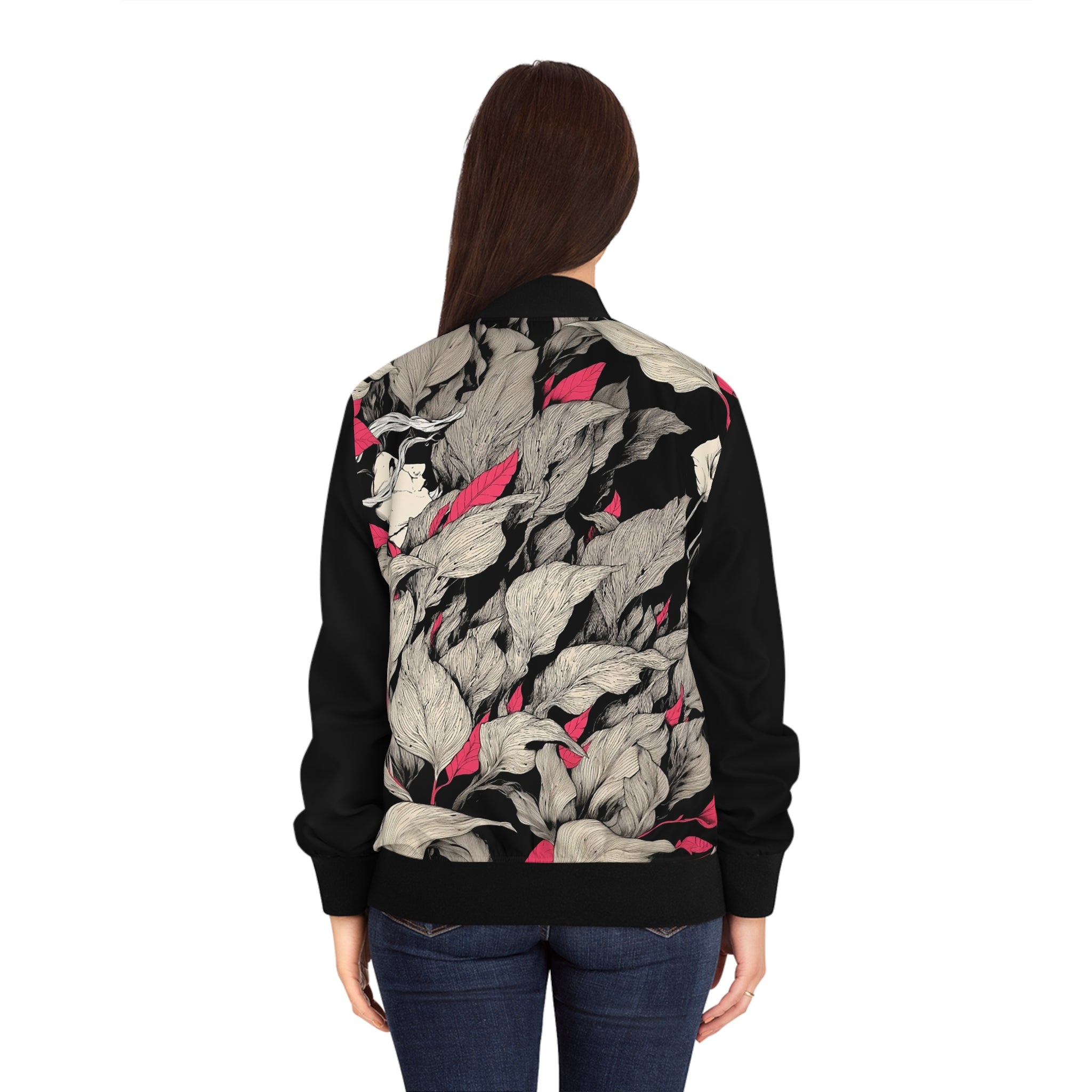 Women's Floral Escape Bomber Jacket