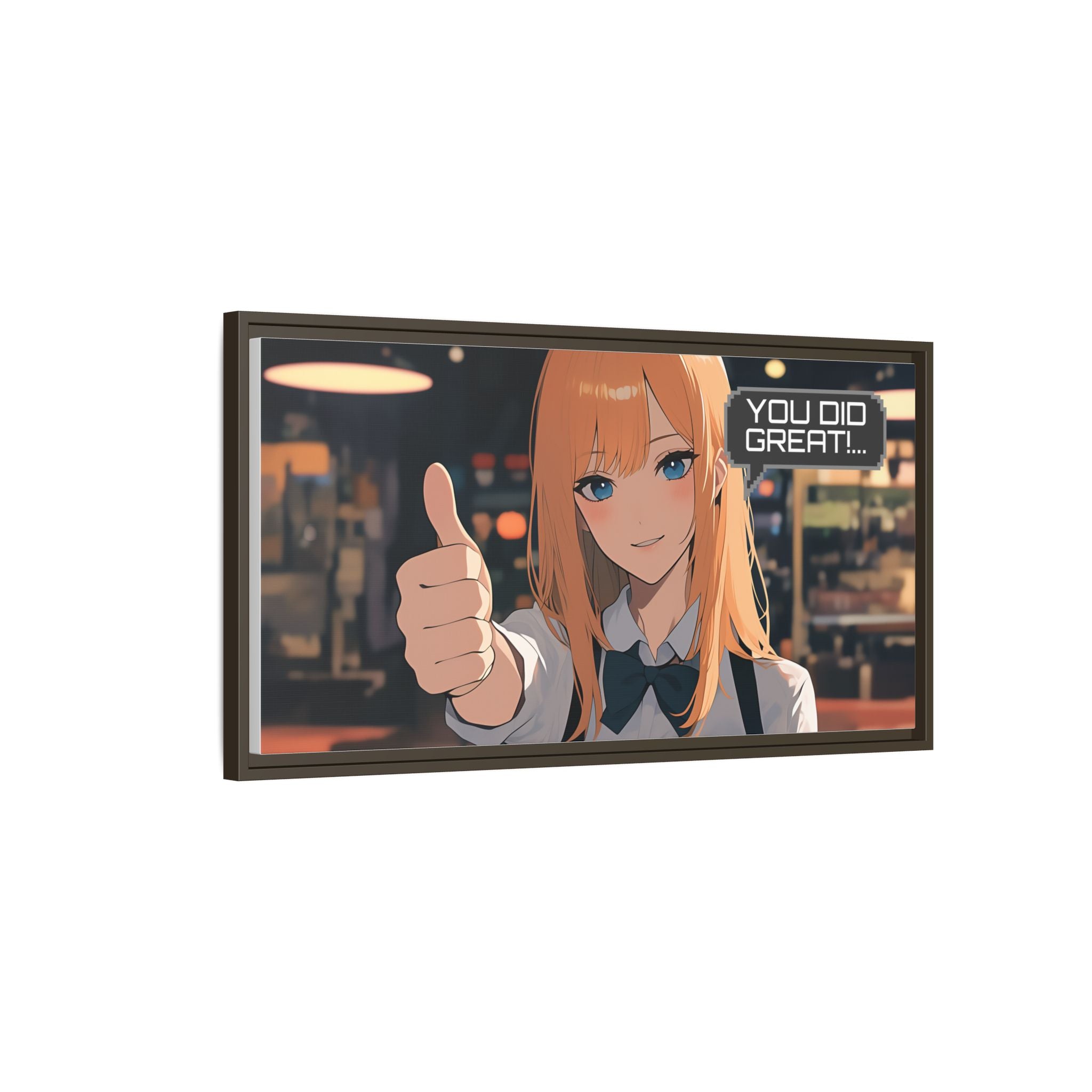 Motivational Framed Canvas Wall Art