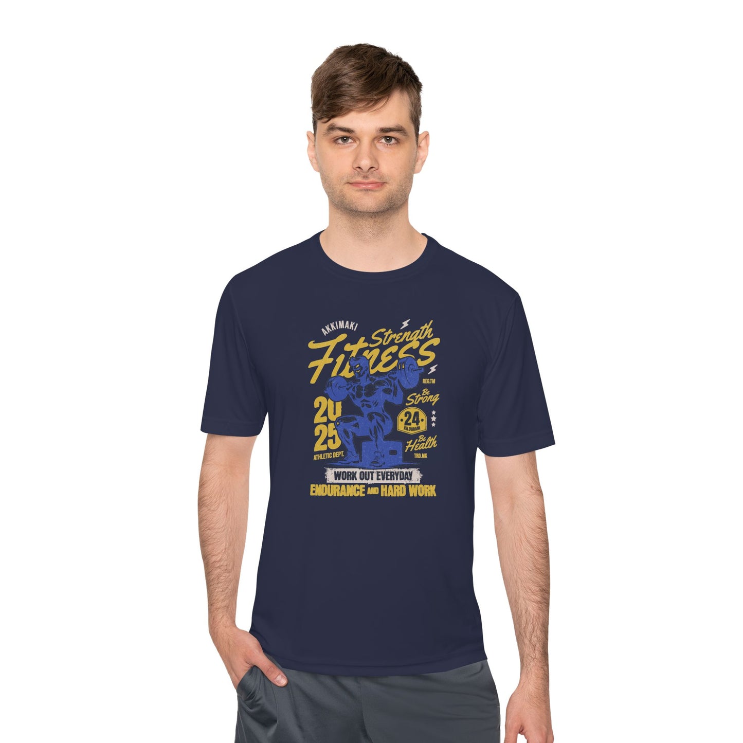 Strength Fitness Unisex Moisture Wicking Tee