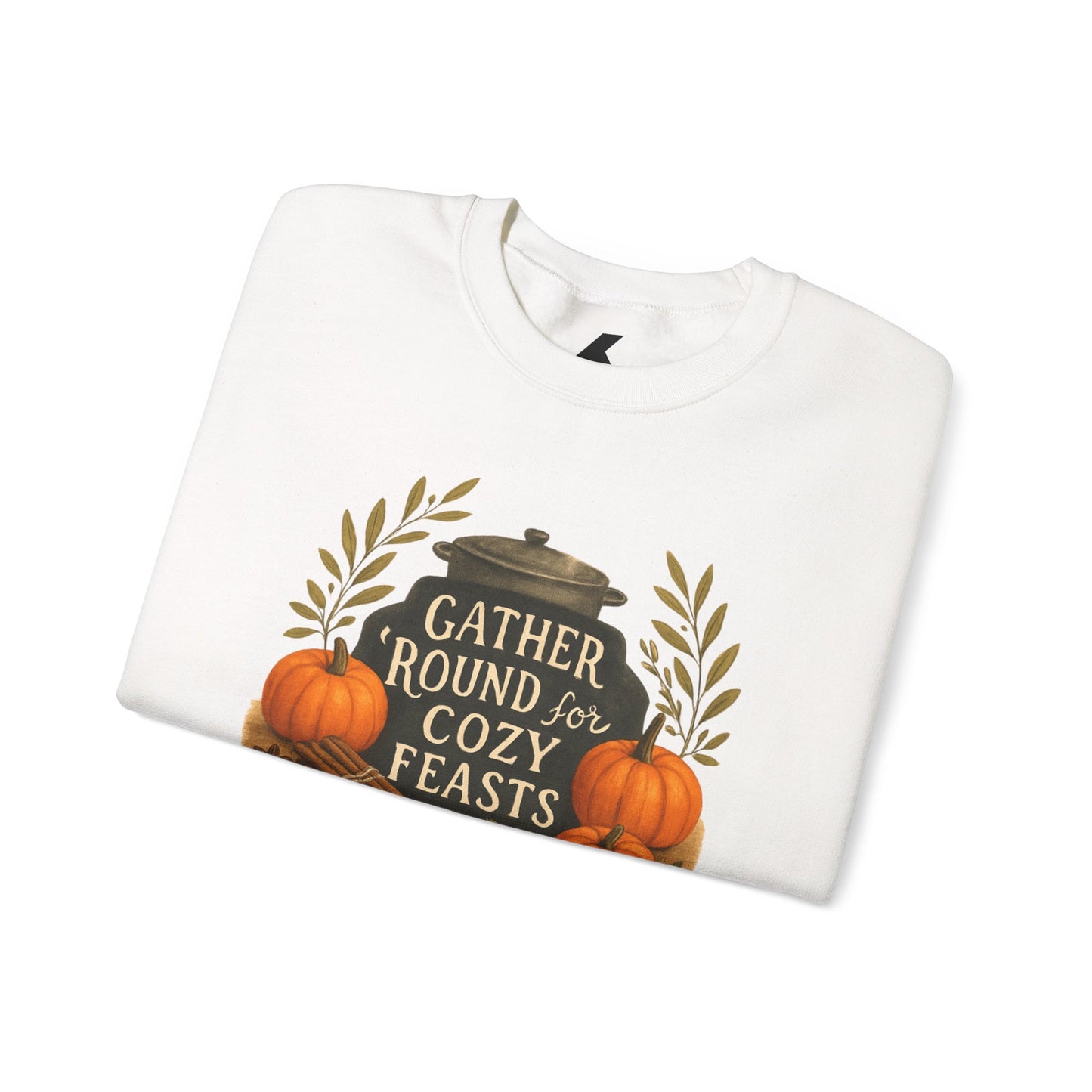 Gather Round for Cozy Feasts Sweatshirt