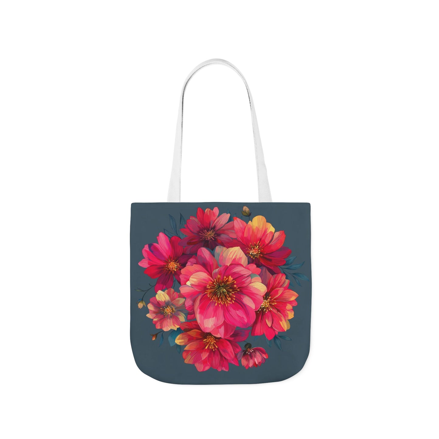 Floral Canvas Tote Bag