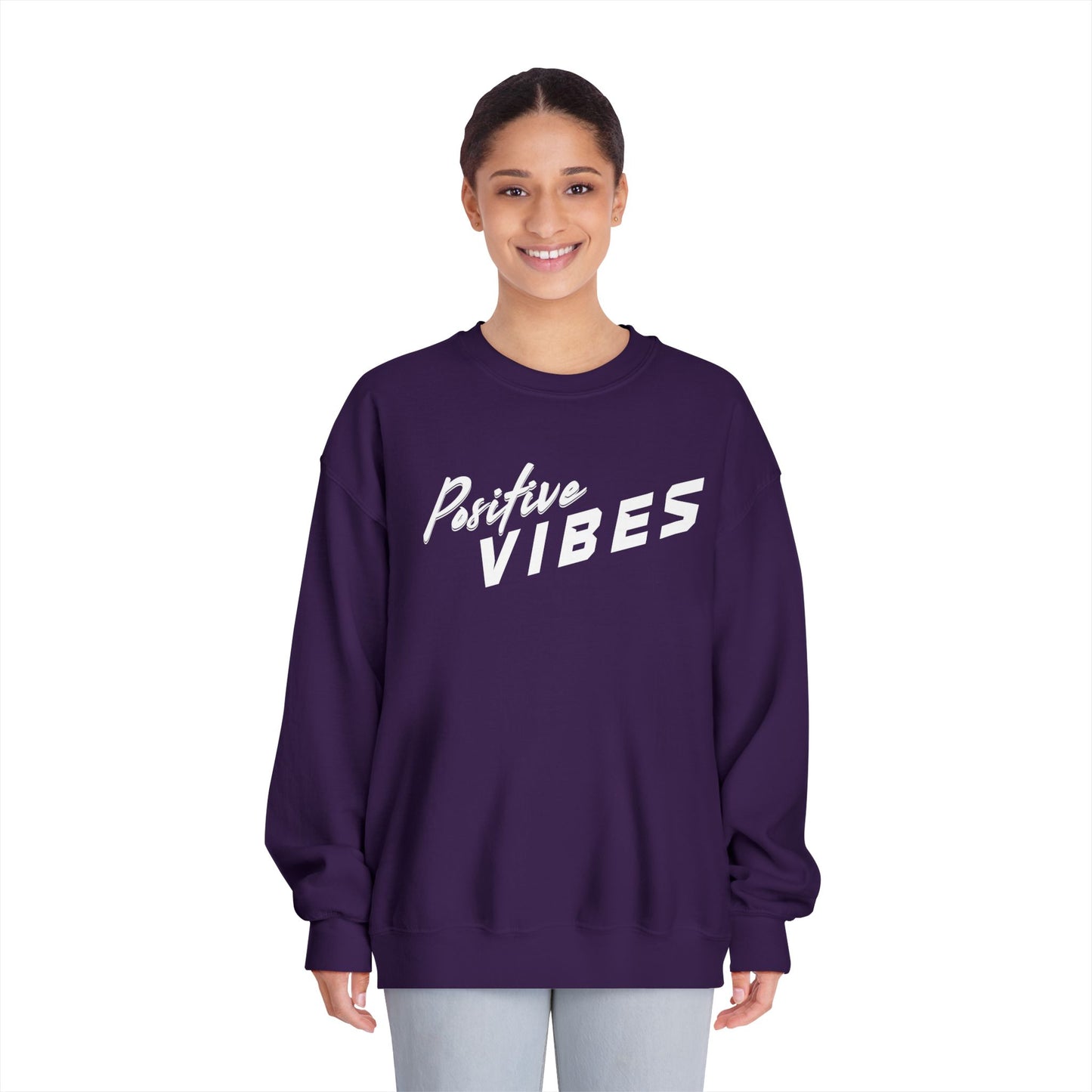 Positive Vibes Unisex Crewneck Sweatshirt