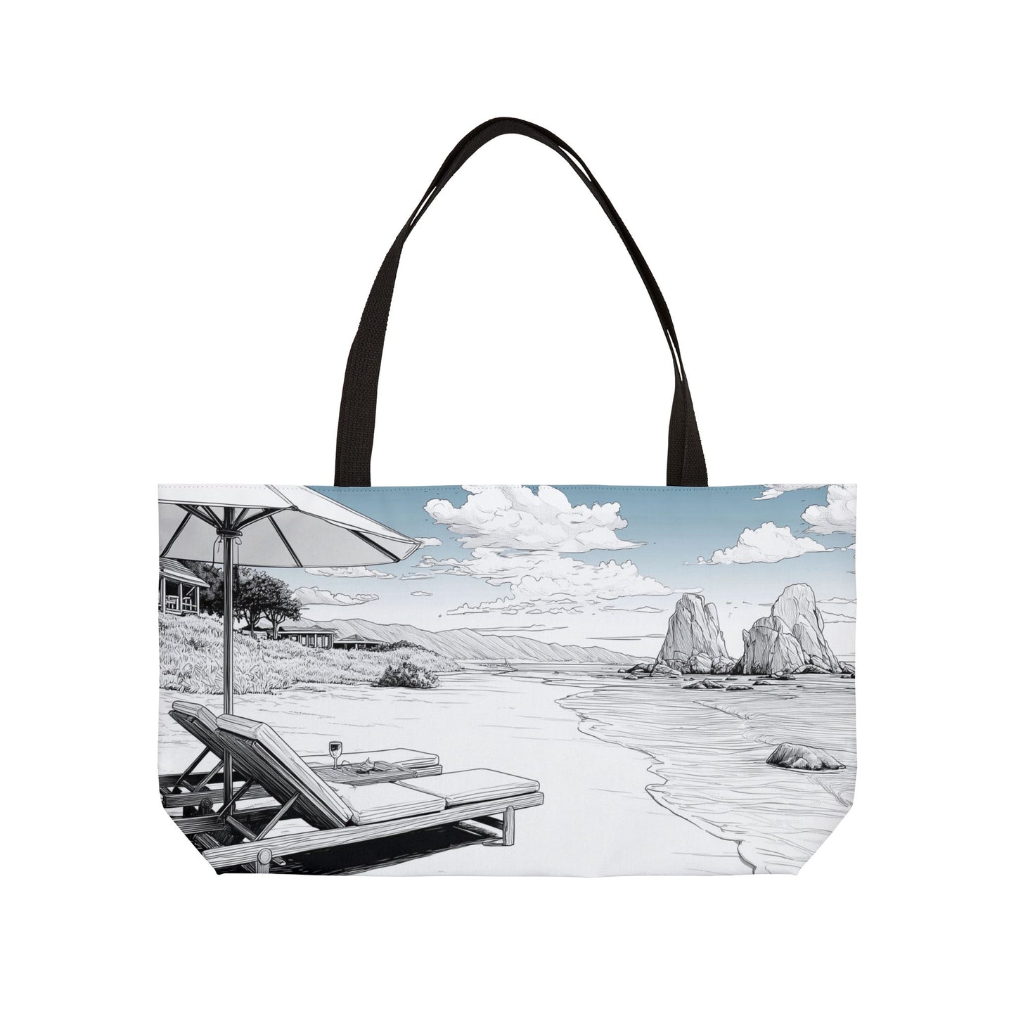 Beach-themed Weekender Tote Bag