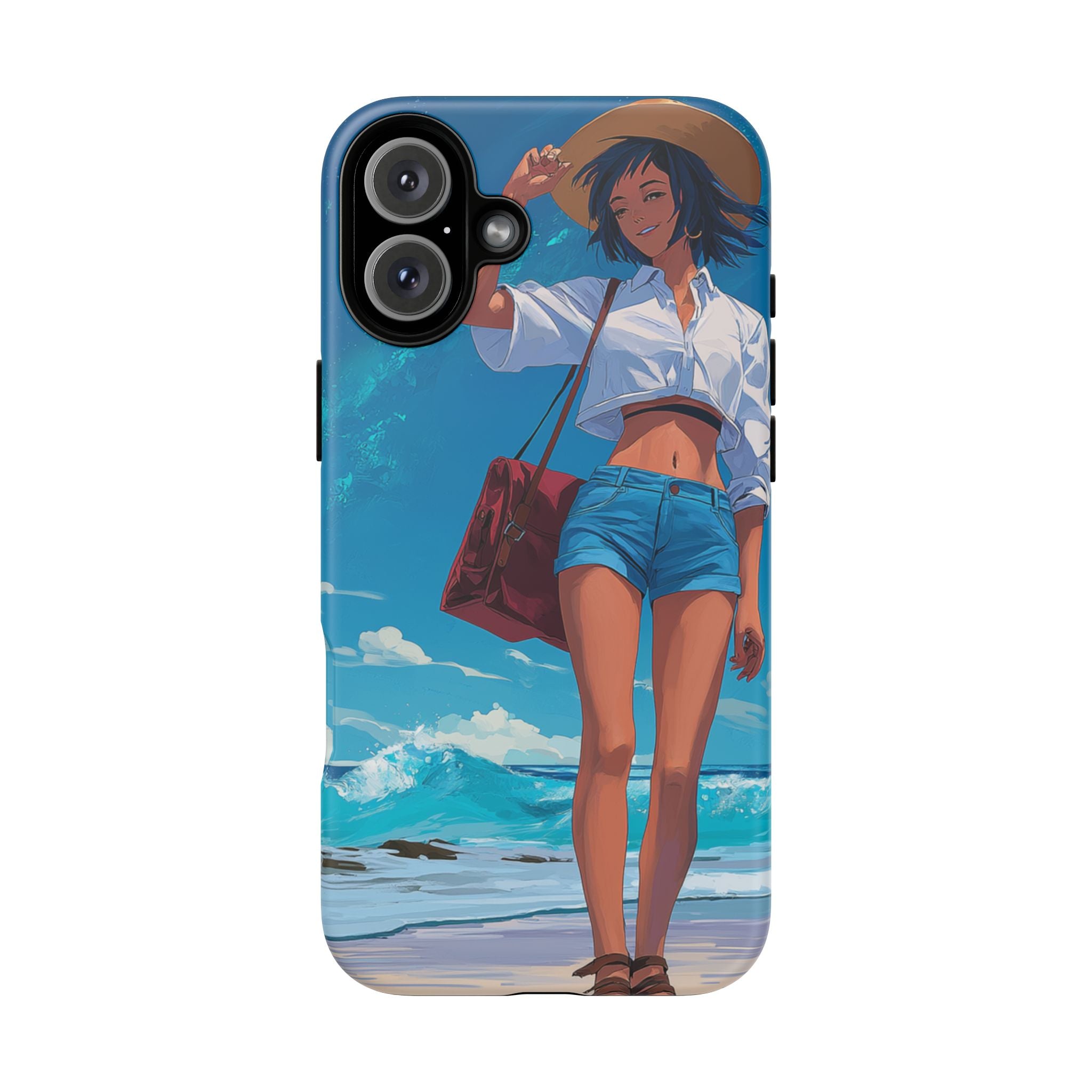 Tough Cases: Stylish Phone Case with Beach Vibe