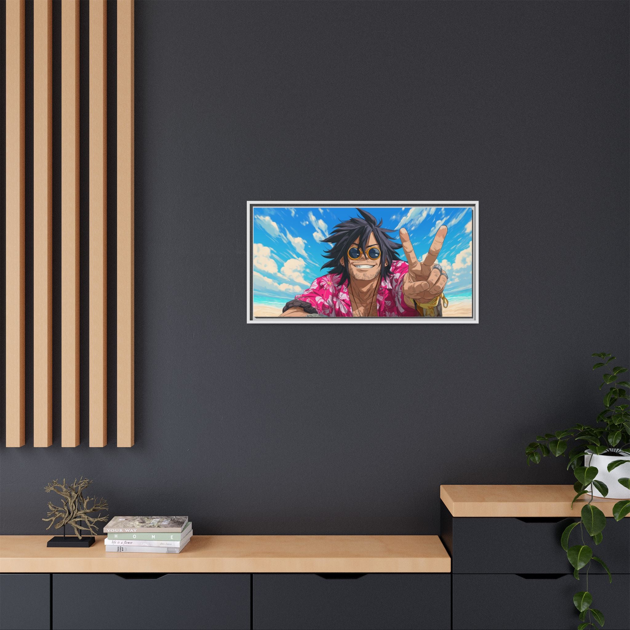 Framed Art Print - Vibrant Beach Vibes