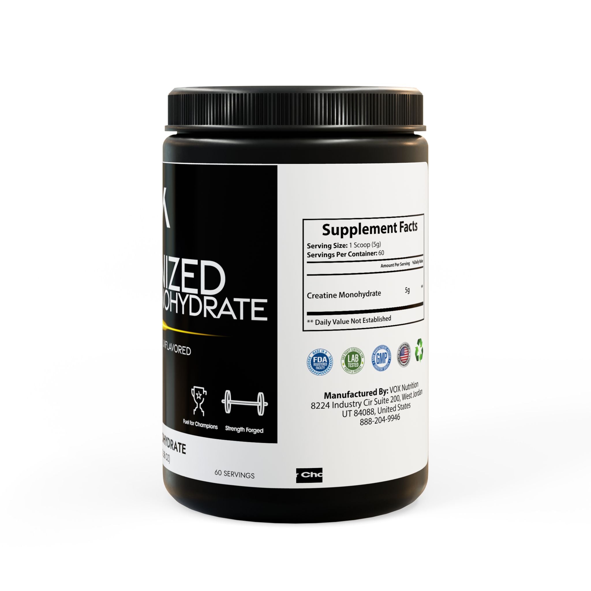 Creatine Monohydrate Supplement (300g, 10.58oz)