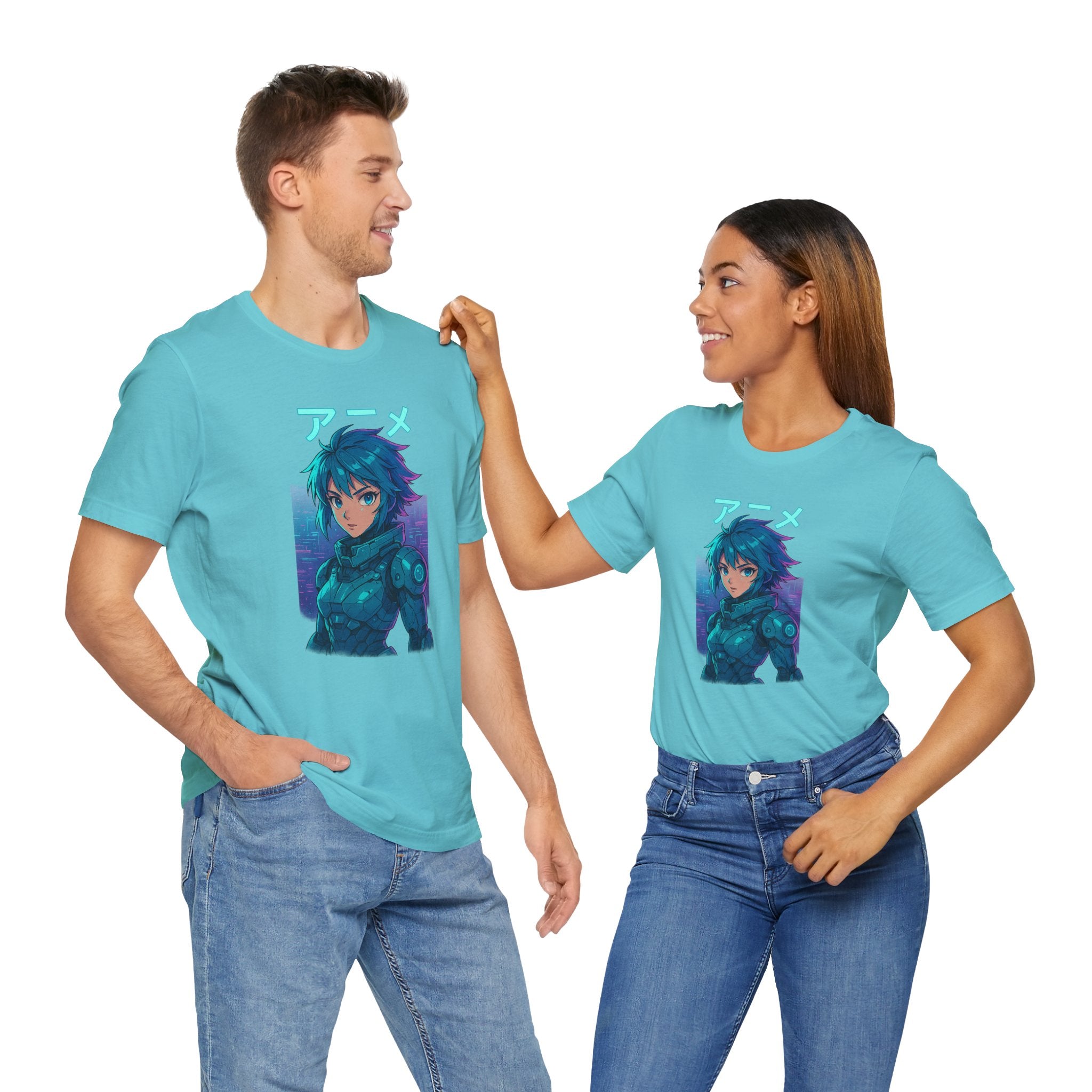 Anime Aesthetic Unisex Jersey Tee