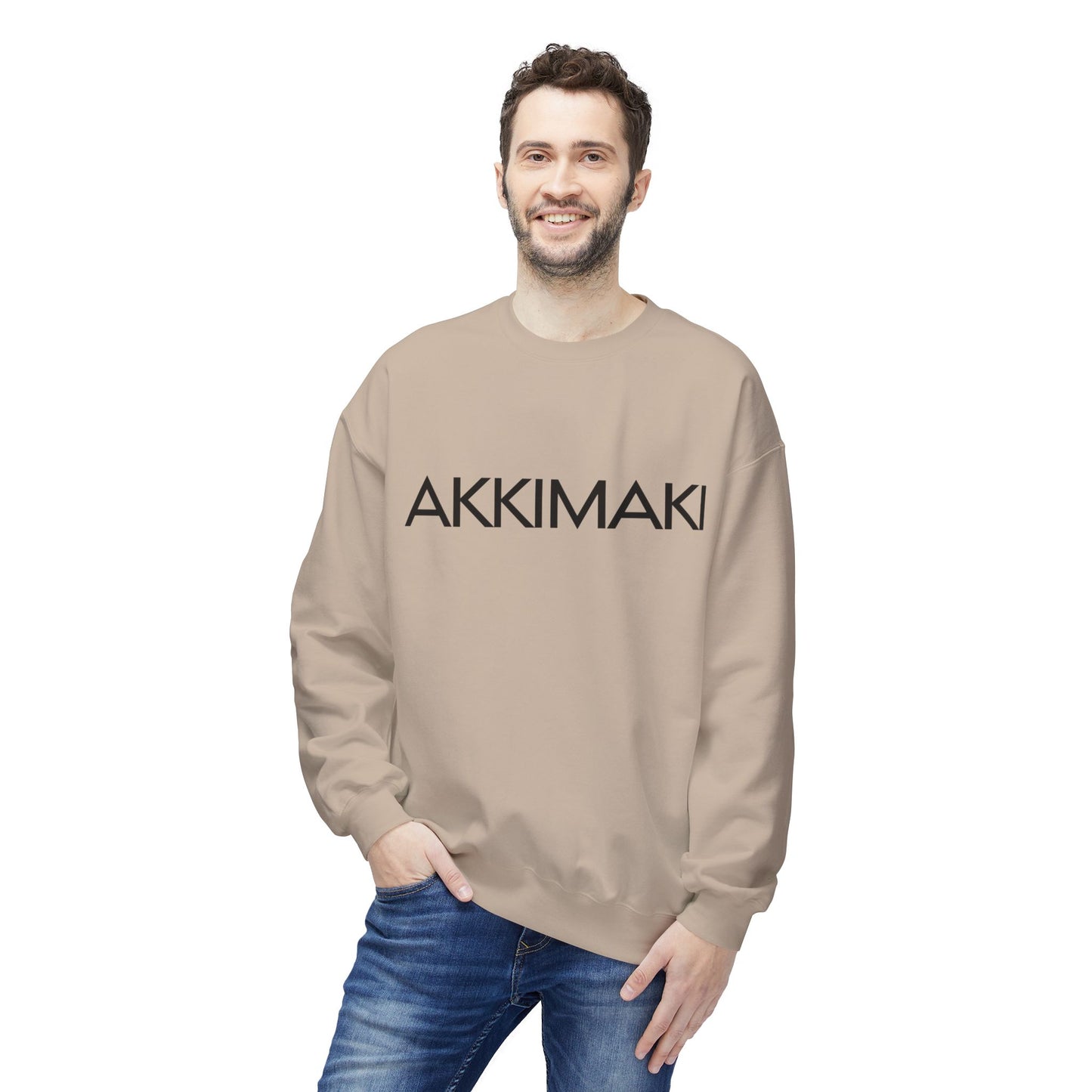 Unisex Fleece Crewneck Sweatshirt - AKKIMAKI Statement