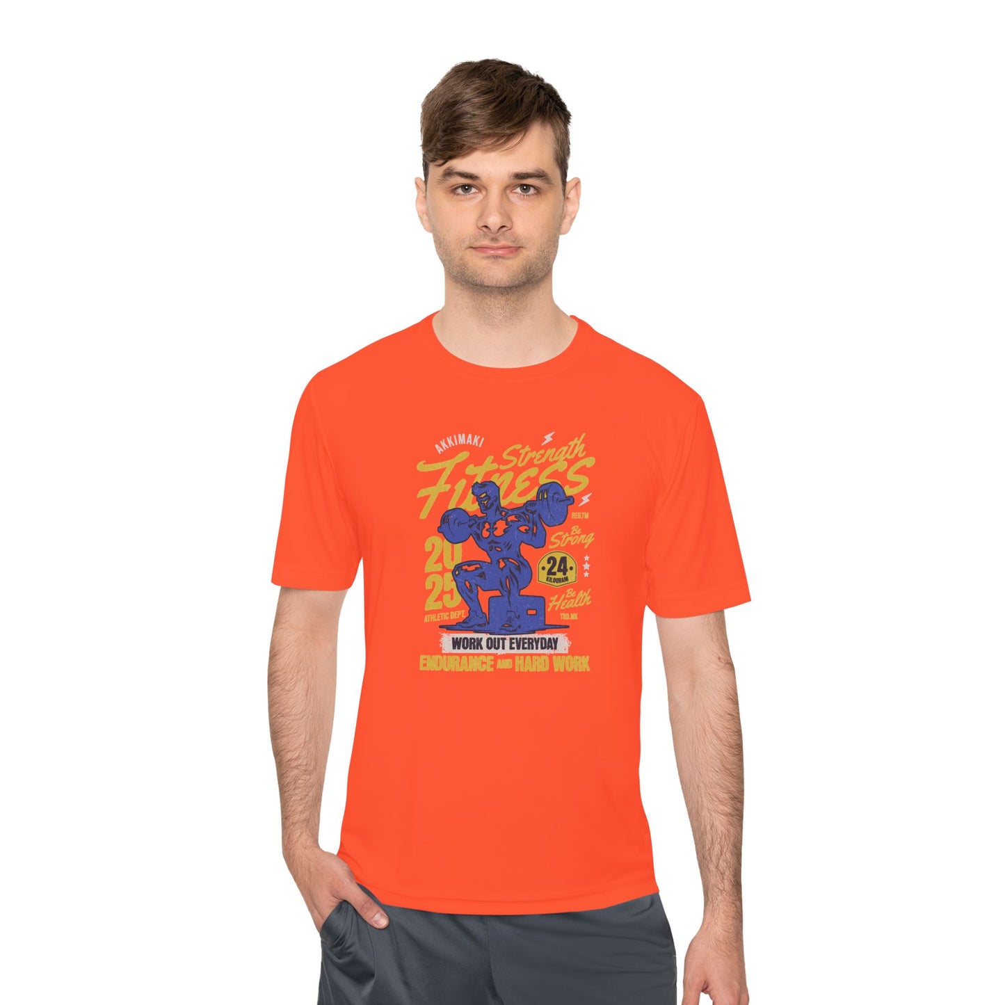 Strength Fitness Unisex Moisture Wicking Tee