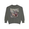 Faithful Floral Sweatshirt - Cozy Garment-Dyed Apparel