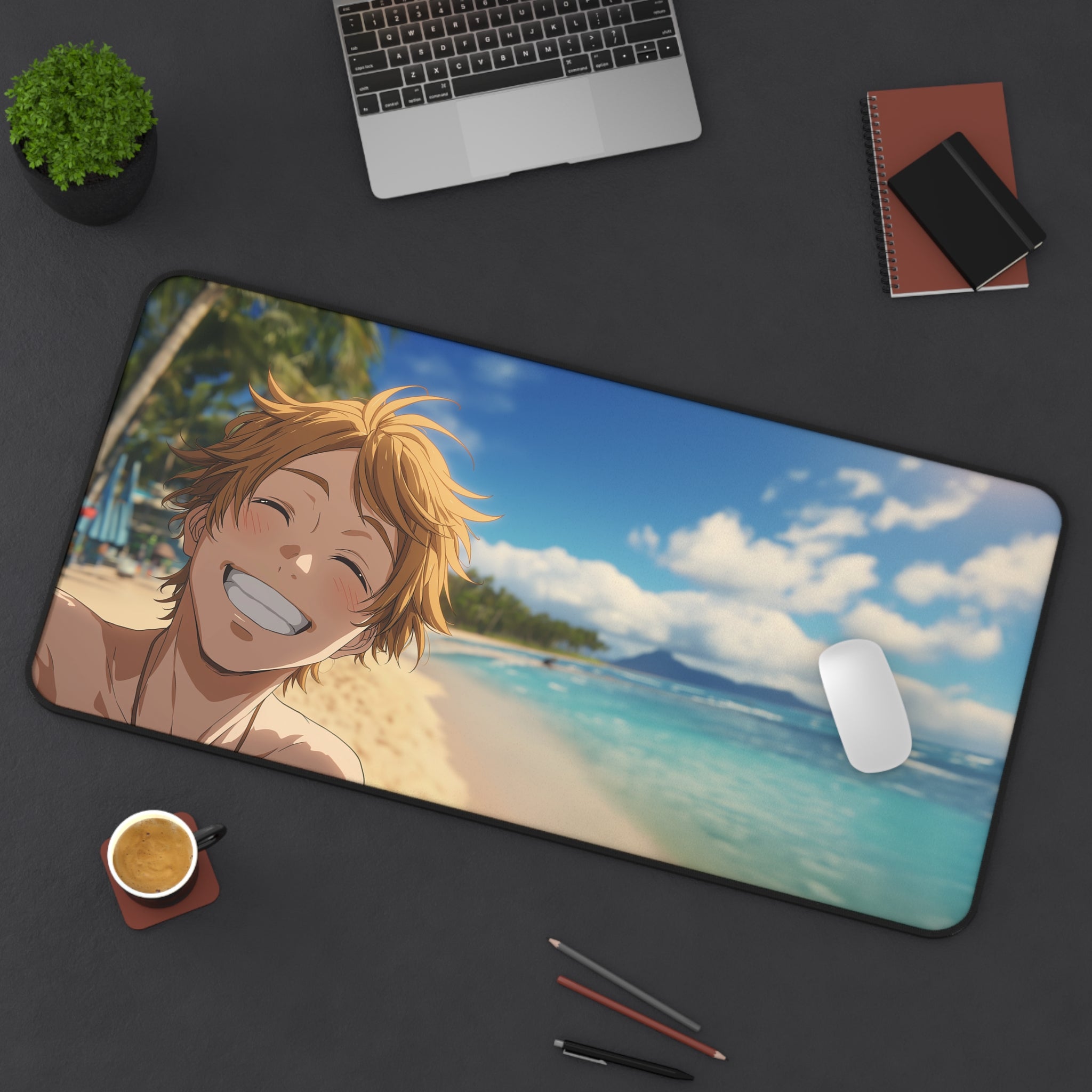 Beach Vibes Desk Mat