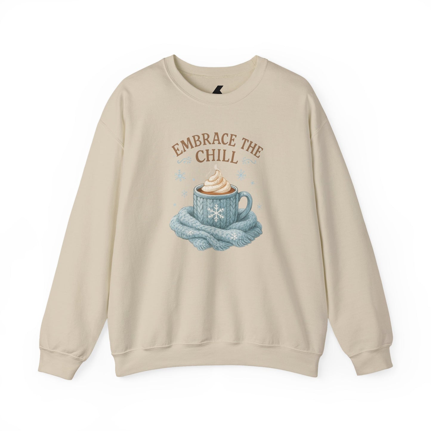 Cozy Embrace the Chill Crewneck Sweatshirt
