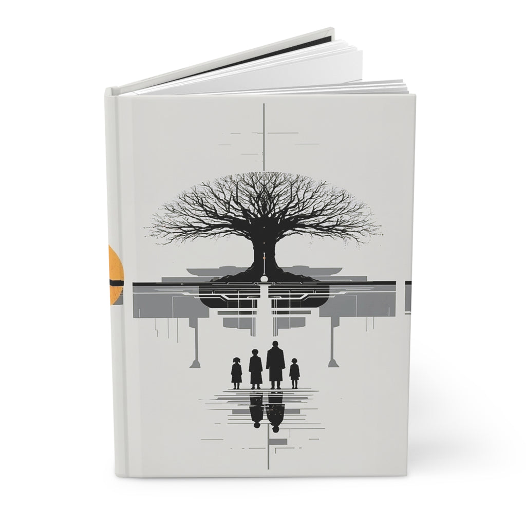 Minimalist Tree Reflection Journal (Sunrise Silhouette)