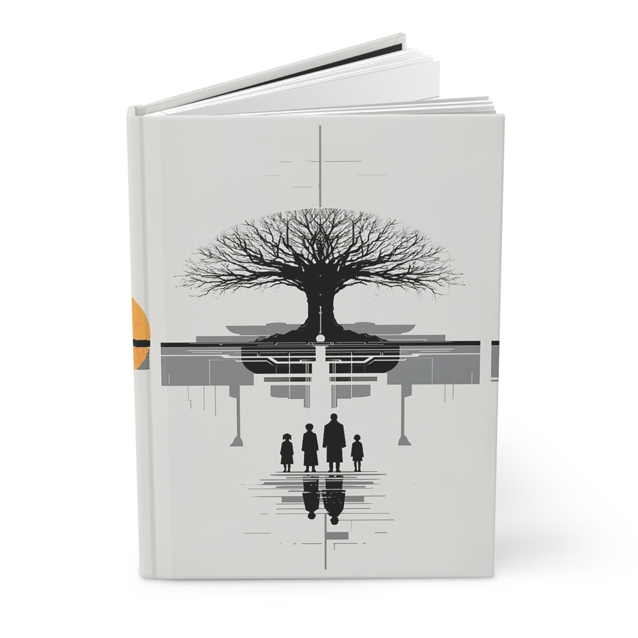 Minimalist Tree Reflection Journal (Sunrise Silhouette)