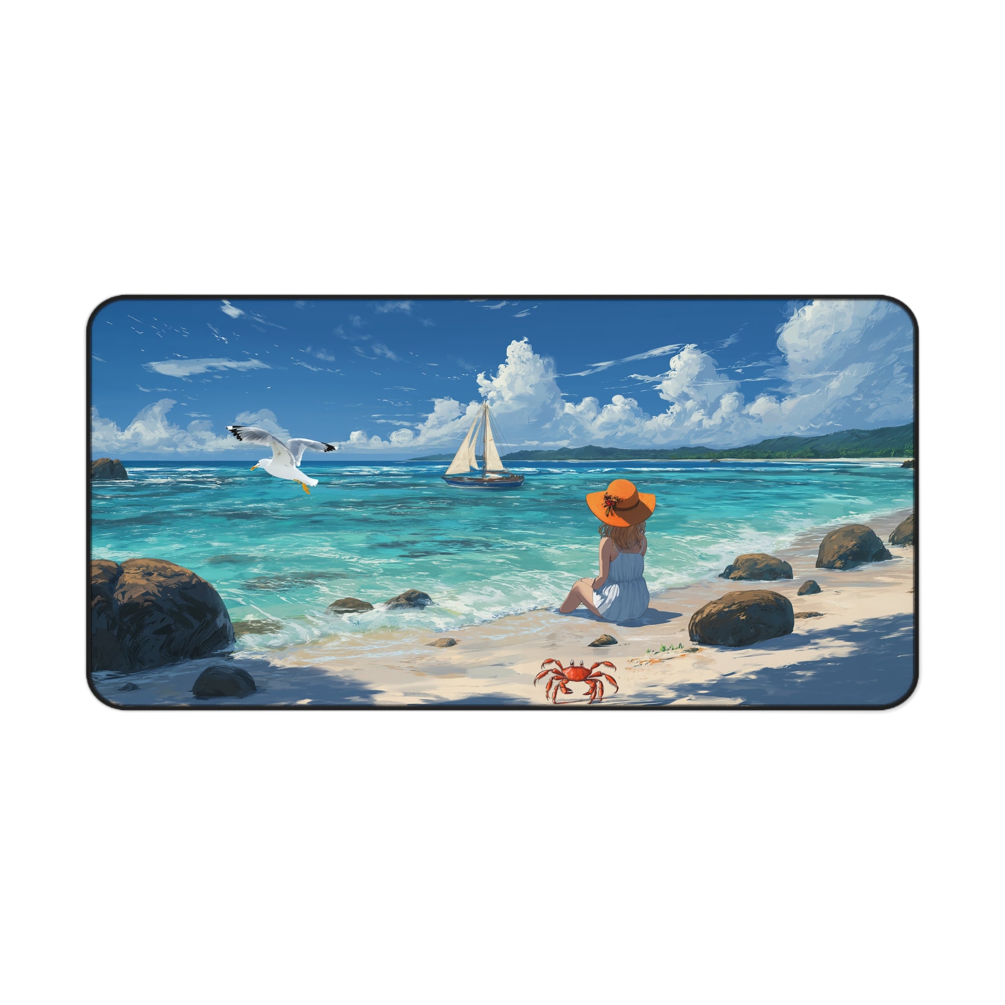 Beach Oasis Desk Mat