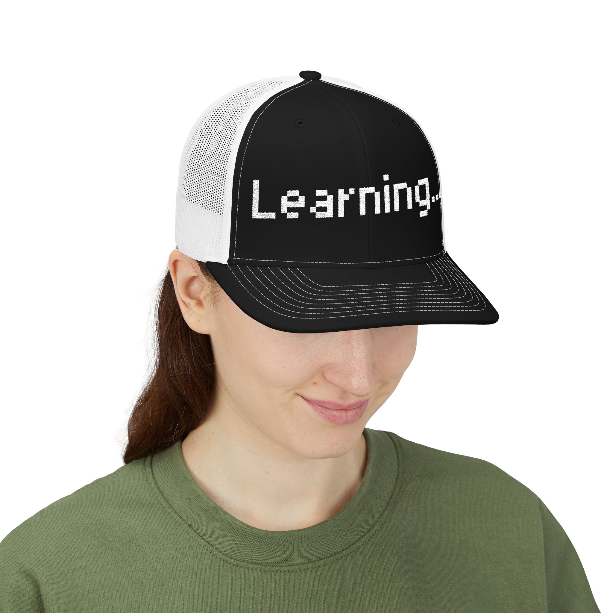 Learning... Snapback Trucker Cap