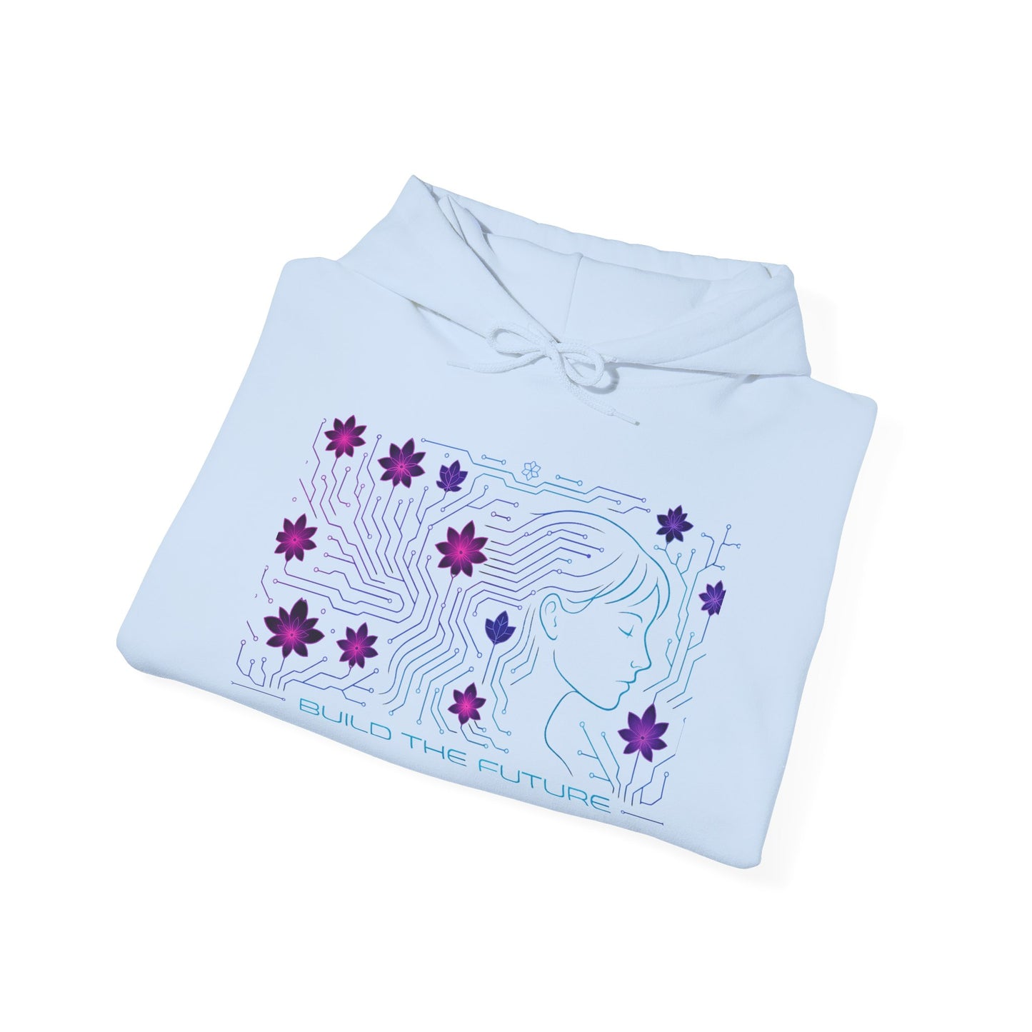 Floral Graphic Hooded Sweatshirt