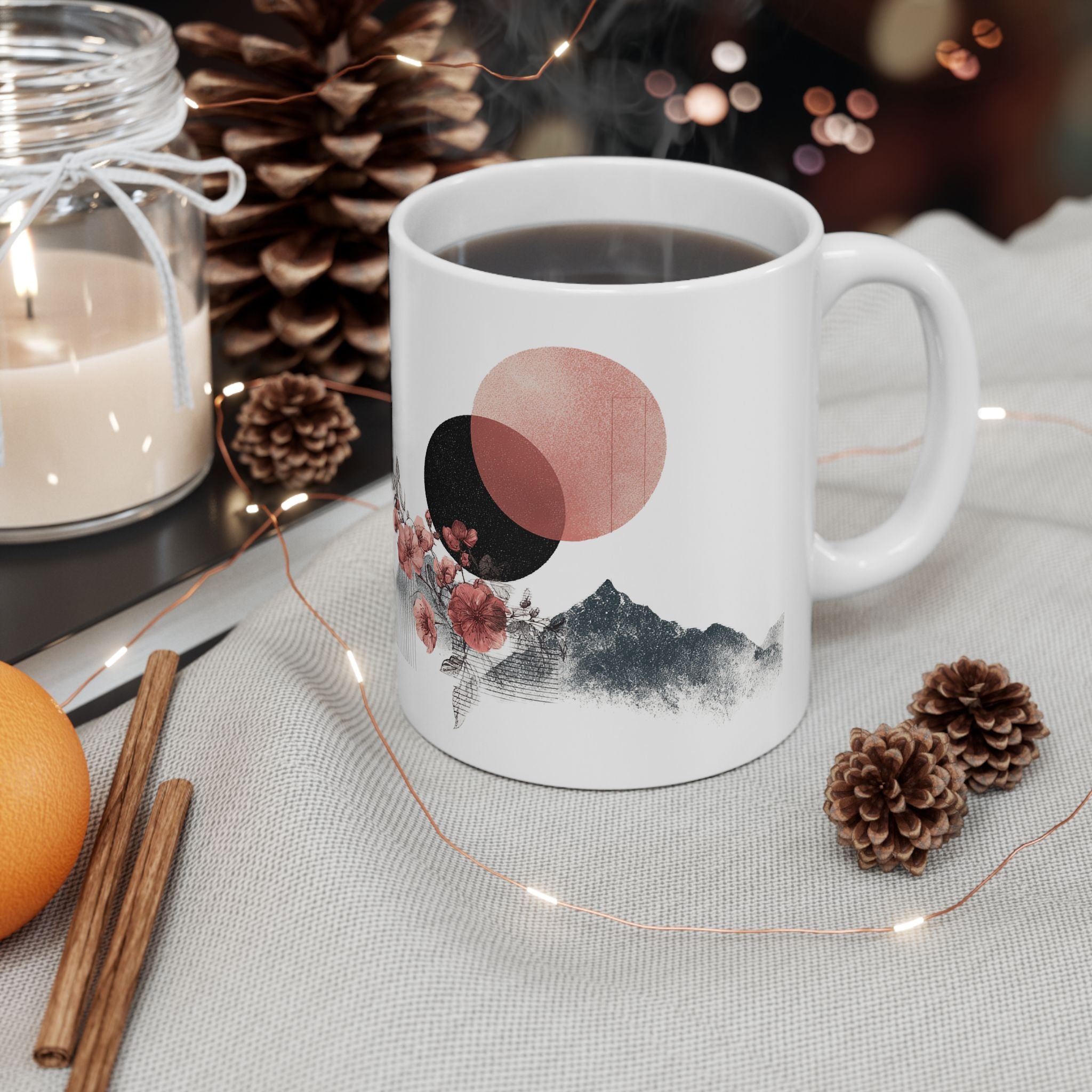 Zen Minimalist Ceramic Mug — Japanese-Inspired 11oz/15oz