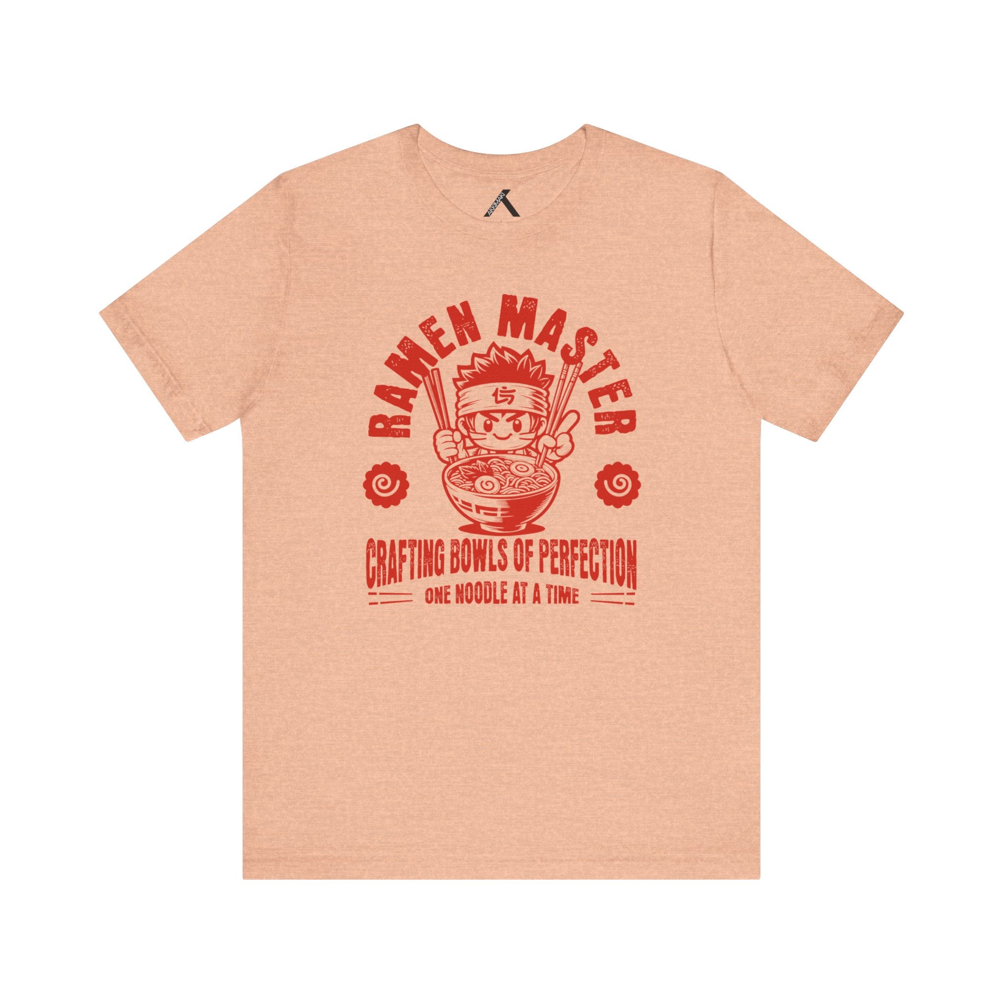 Unisex Ramen Master graphic tee featuring a fun design with noodles, perfect for food enthusiasts.