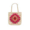 Colorful Floral Canvas Tote Bag