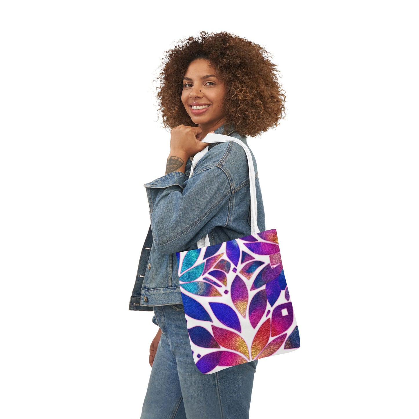 Floral Canvas Tote Bag