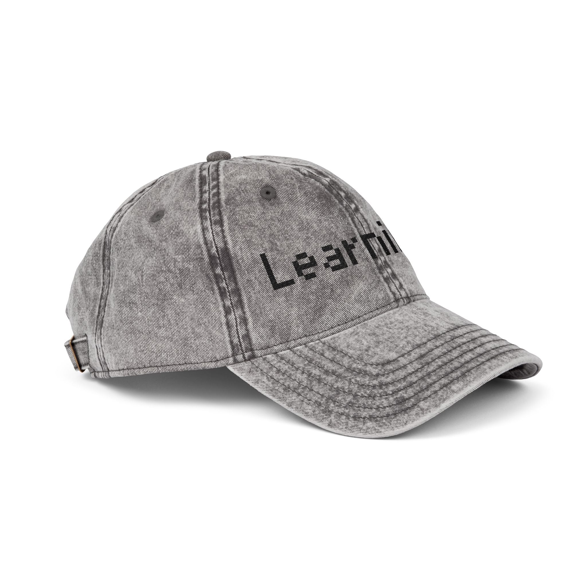 Vintage Embroidered Cap for Learning Enthusiasts