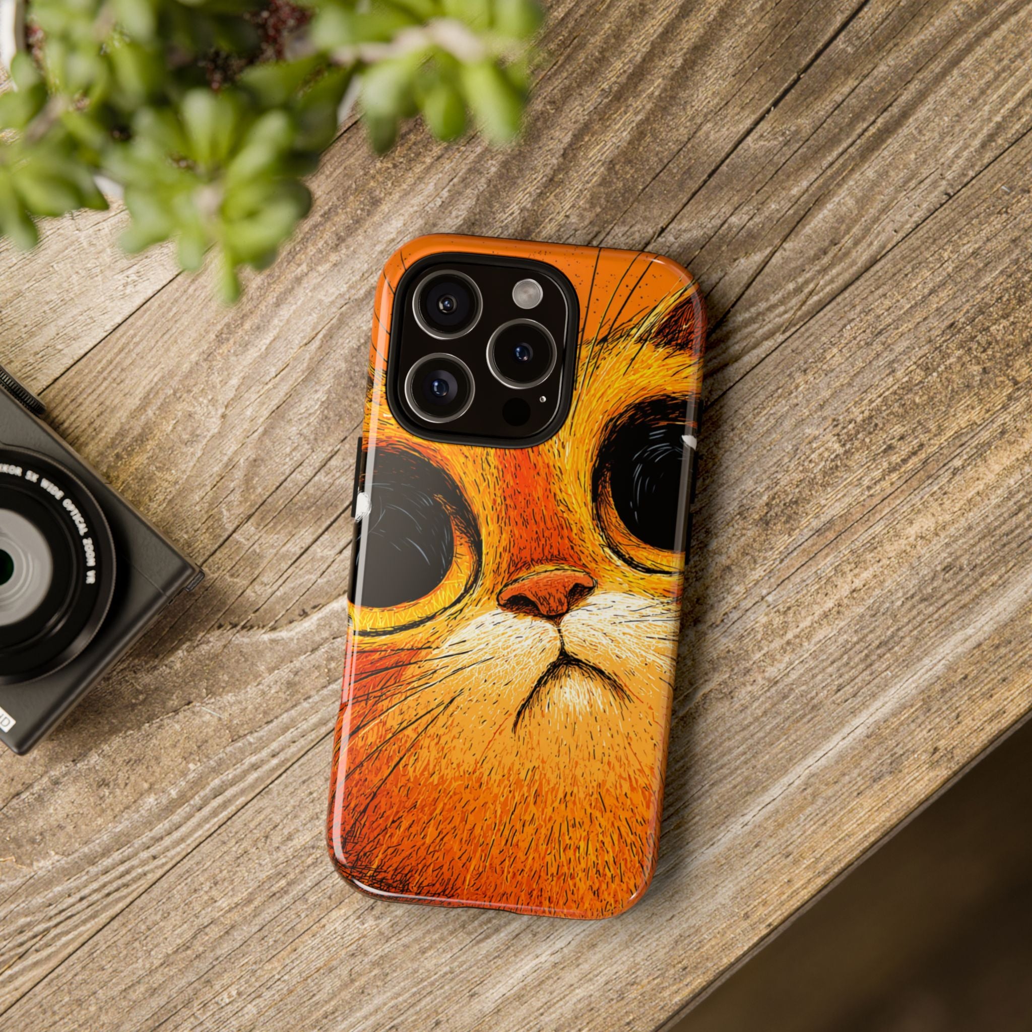 Whimsical Cat Phone Case